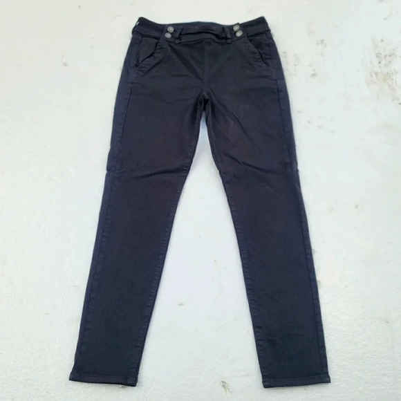 American Eagle Next Level Stretch Jeans Womens 12 Regular Hi Rise Jegging Black - Picture 1 of 10